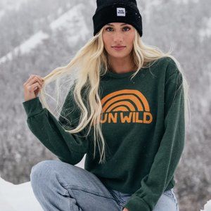 Worn 2x -INDY BRAND RUN WILD SWEATSHIRT - Medium